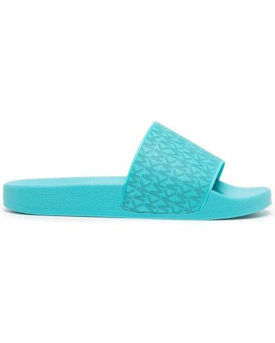 Trykt flip-flops Michael Kors blå