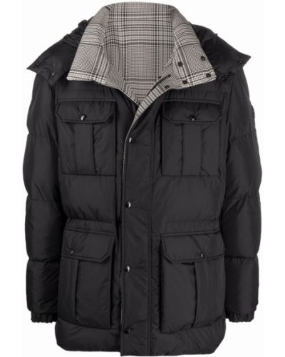 Chaqueta de plumas reversible Moncler negro