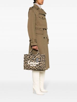 Shopper handtasche mit print mit leopardenmuster Coach
