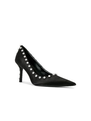 Scarpe piatte con cristalli Alexander Wang nero