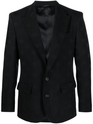 Sacou din jacard Dolce & Gabbana negru