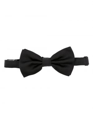 Svilena kravata s mašnom Dolce & Gabbana crna