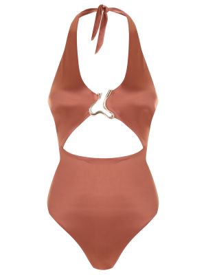 Слитный купальник Moeva коричневый