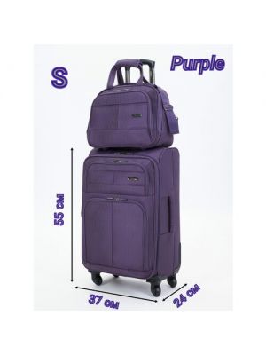 Комплект чемоданов Pigeon, текстиль, полиэстер, адресная бирка, водонепроницаемый, 49 л, S оранжевый
