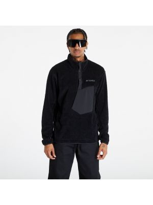 Fleecový pulovr Adidas černý