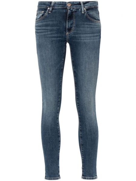 Rastezljive traperice Ag Jeans plava