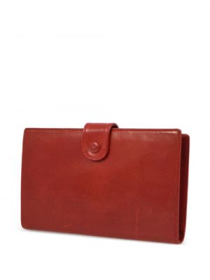 Portefeuille en cuir Chanel Pre-owned rouge