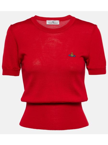 Шерстяной свитер Vivienne Westwood красный