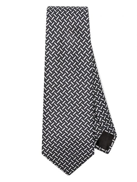 Памучна вратовръзка с принт Giorgio Armani