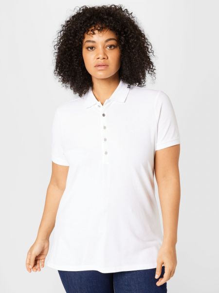 Polo marškinėliai Lauren Ralph Lauren Plus balta