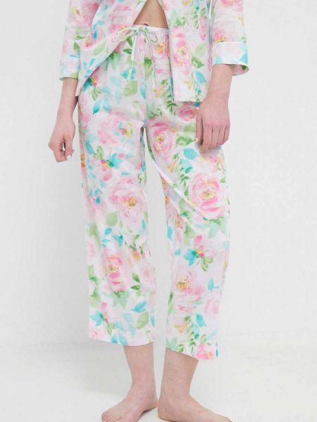 Pizsama Lauren Ralph Lauren rózsaszín