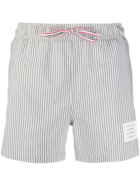 Trykt shorts Thom Browne grå