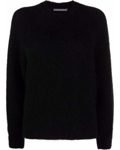 Jersey de tela jersey Alberta Ferretti negro