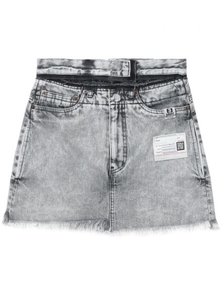 Højtaljet denimshorts Maison Mihara Yasuhiro hvid