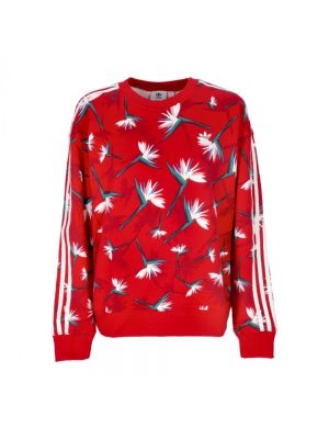 Sweatshirt mit rundhalsausschnitt Adidas rot