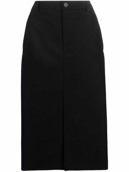 Ασύμμετρη φούστα pencil Balenciaga μαύρο
