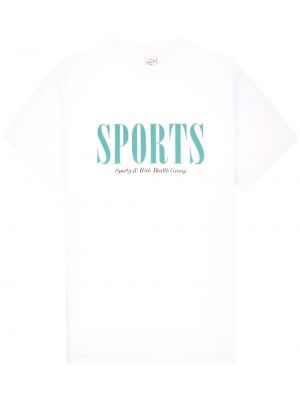 T-shirt Sporty & Rich hvid