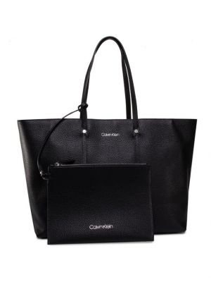 Шопинг чанта Calvin Klein черно