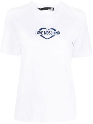 T-shirt Love Moschino vit