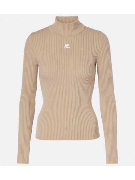 Lang top Courreges beige