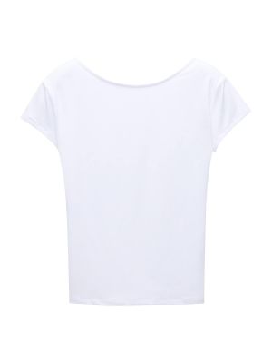 Тениска Pull&bear бяло