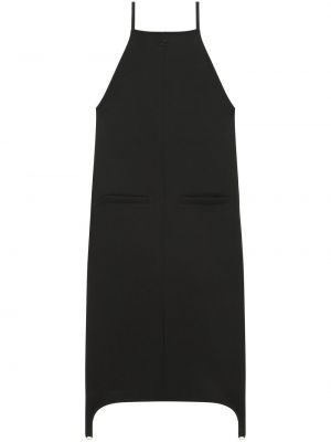 Midi šaty Courrèges černé