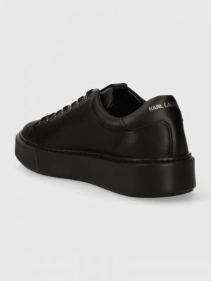 Sneakerși din piele Karl Lagerfeld negru