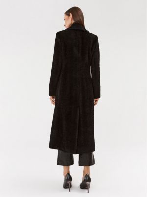 Vlněný kabát Marella černý