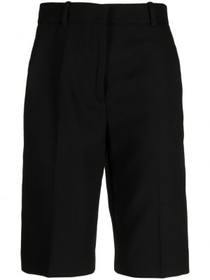 Volnene kratke hlače Maison Kitsuné črna