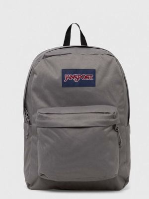 Рюкзак з аплікацією Jansport сірий