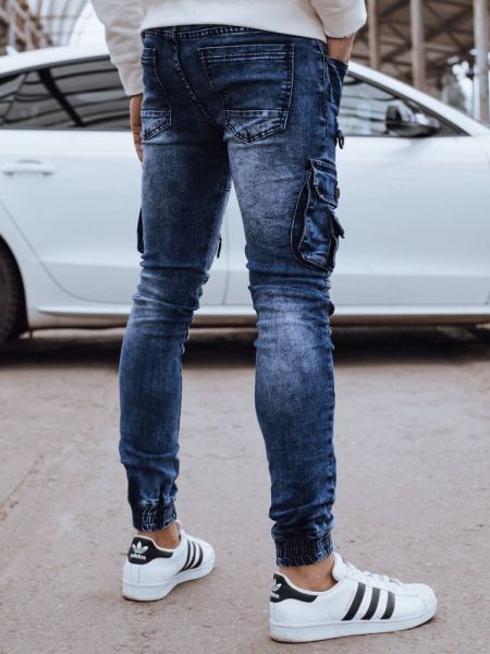 „cargo“ stiliaus kelnės Dstreet mėlyna