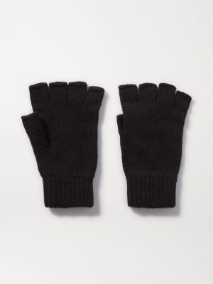 Кашемировые перчатки Johnstons Of Elgin черные