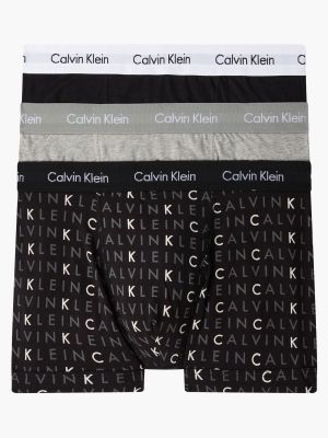 Хлопковые боксеры Calvin Klein черные