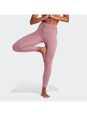 Leggings de cintura alta Adidas Performance rosa