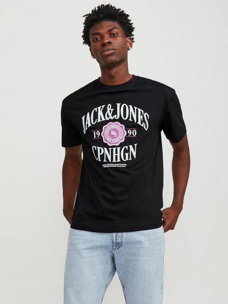 Camiseta manga corta oversized Jack & Jones rosa