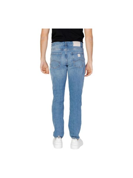 Einfarbige skinny jeans mit reißverschluss Armani Exchange blau