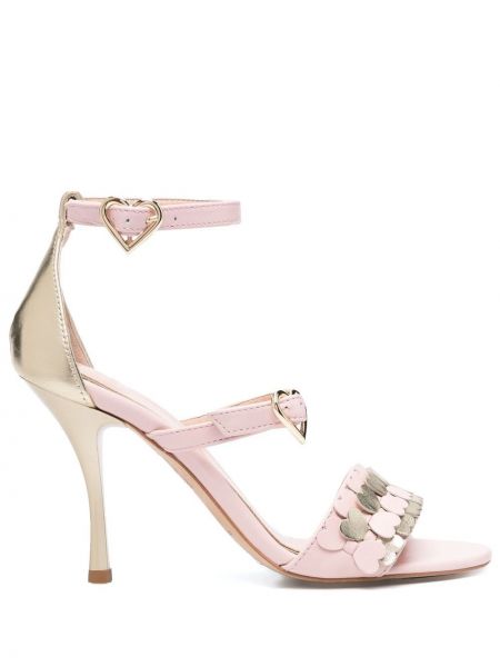 Sandale din piele Blugirl roz