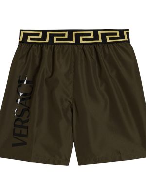 Militära shorts för pojkar Versace Kids grön