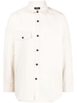 Kokvilnas krekls ar pogām Five Cm balts