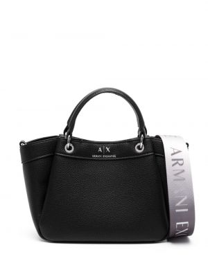 Geantă shopper Armani Exchange negru