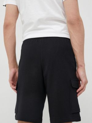 Pamut rövidnadrág Adidas fekete