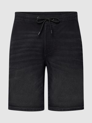 Szorty jeansowe Tom Tailor Denim czarne