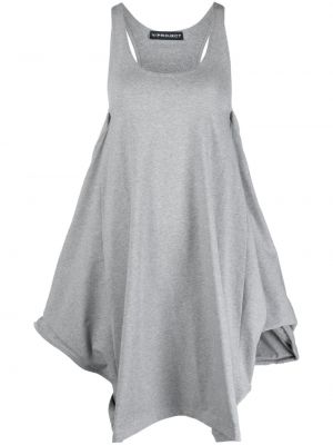 Kleid aus baumwoll Y/project grau