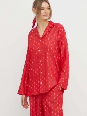 Piżama Polo Ralph Lauren czerwona