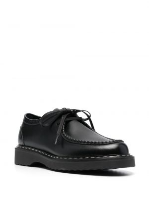 Nėriniuotos iš natūralios odos oksfordo batai su raišteliais Bally juoda