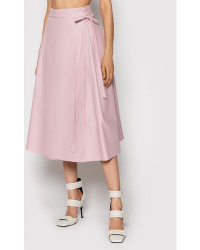 Midi sukně Msgm - růžová