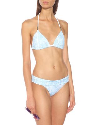 Bikini s printom sa zmijskim uzorkom Heidi Klein plava
