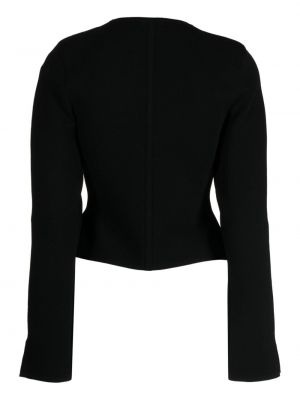 Pletená bunda na zip Manning Cartell černá