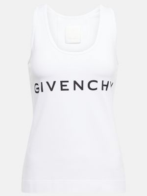 Хлопковая футболка Givenchy коричневая