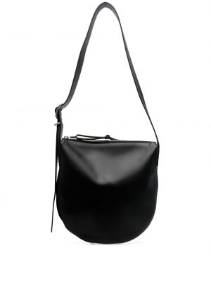 Leder schultertasche Jil Sander schwarz